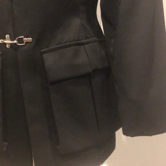 SOLD Vintage black military style jacket - Picture 2 of 6